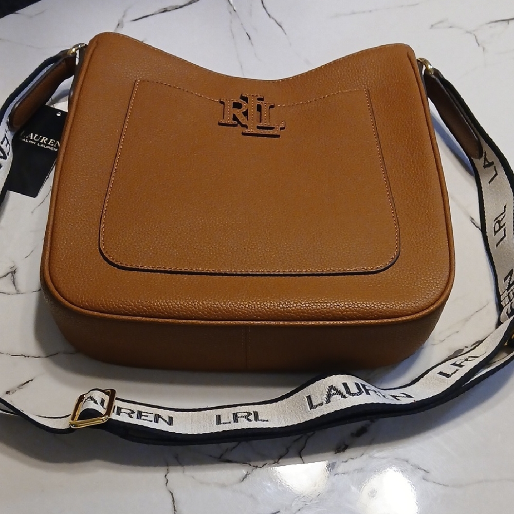 Lauren Ralph Lauren Brown Crossbody Bag